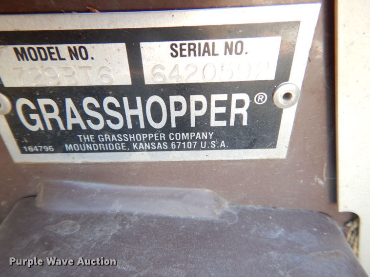 image for item KC9011 Grasshopper 729  ZTR lawn mower