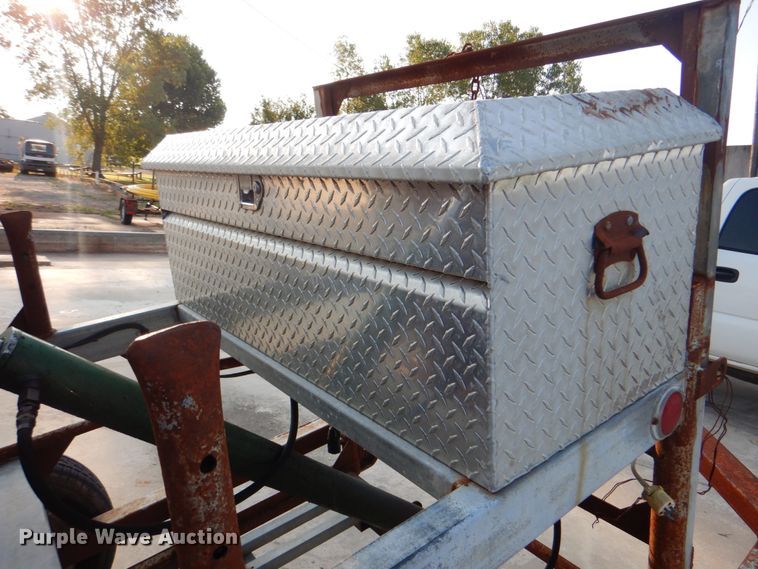 image for item DG1703 Shop built Spring-O-Matic hoof trimming trailer