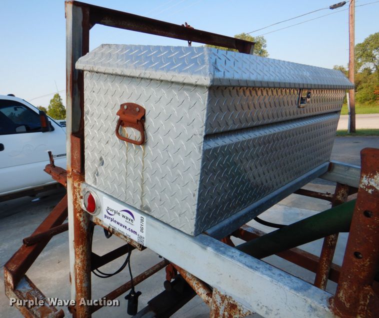 image for item DG1703 Shop built Spring-O-Matic hoof trimming trailer