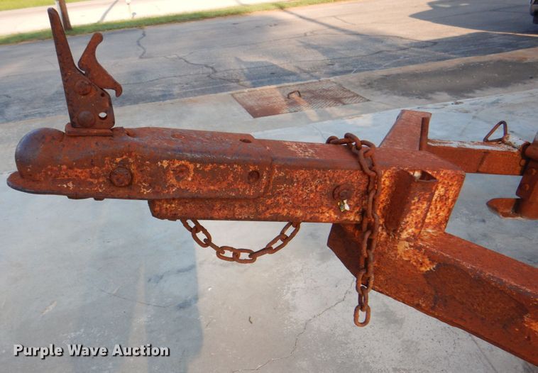 image for item DG1703 Shop built Spring-O-Matic hoof trimming trailer