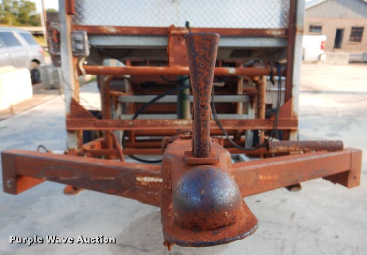 image for item DG1703 Shop built Spring-O-Matic hoof trimming trailer