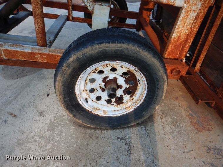 image for item DG1703 Shop built Spring-O-Matic hoof trimming trailer