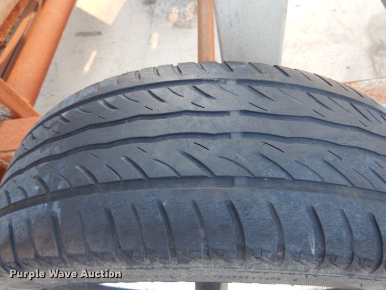 image for item DG1703 Shop built Spring-O-Matic hoof trimming trailer