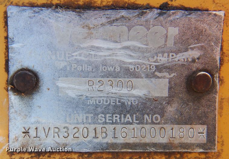 image for item DI5726 Vermeer R2300  hay rake