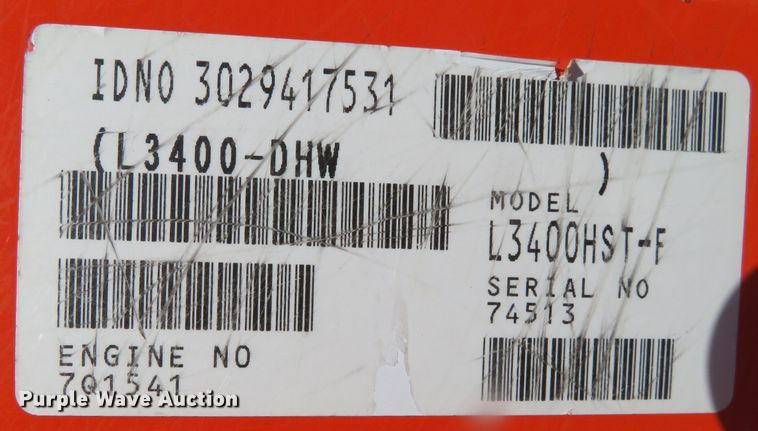 image for item DN5981 Kubota L3400HST  MFWD tractor