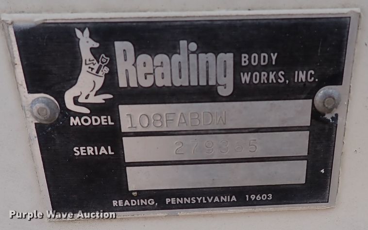 image for item IN9661 Reading 108FABDW  utility bed