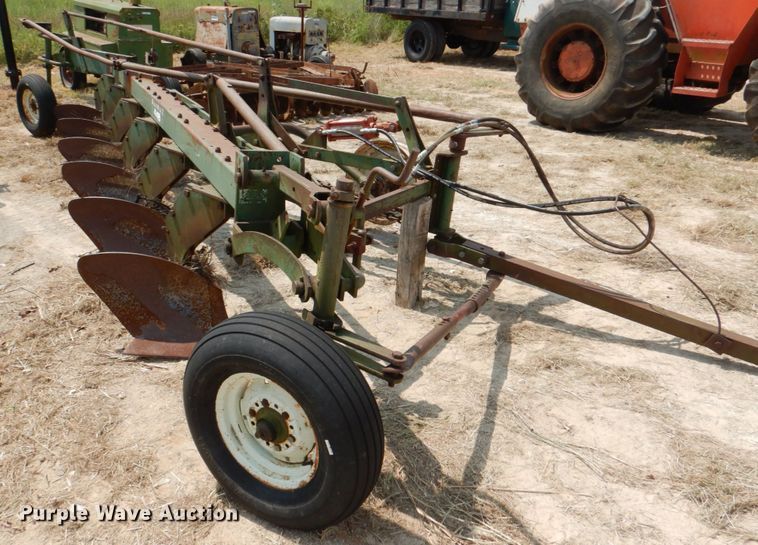 image for item IR9085 Oliver 448  six bottom plow