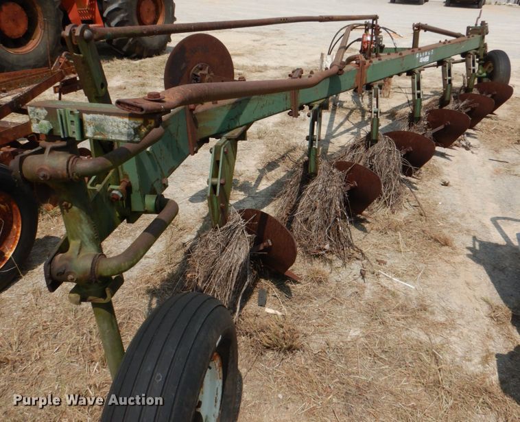 image for item IR9085 Oliver 448  six bottom plow