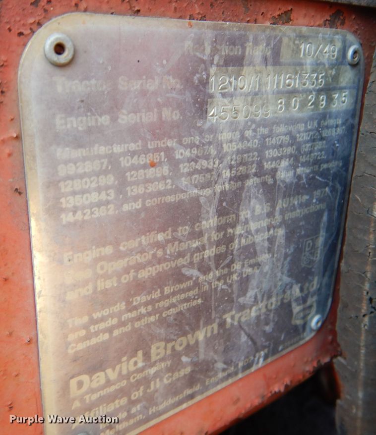 image for item IR9147 Case 1210  tractor