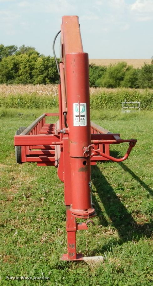 image for item KI9580 Hay Liner 37  hay bale trailer