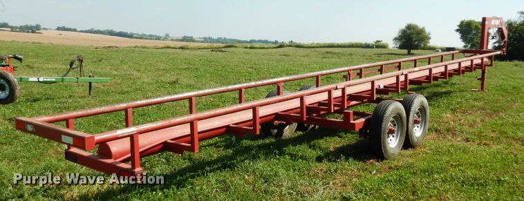 image for item KI9580 Hay Liner 37  hay bale trailer