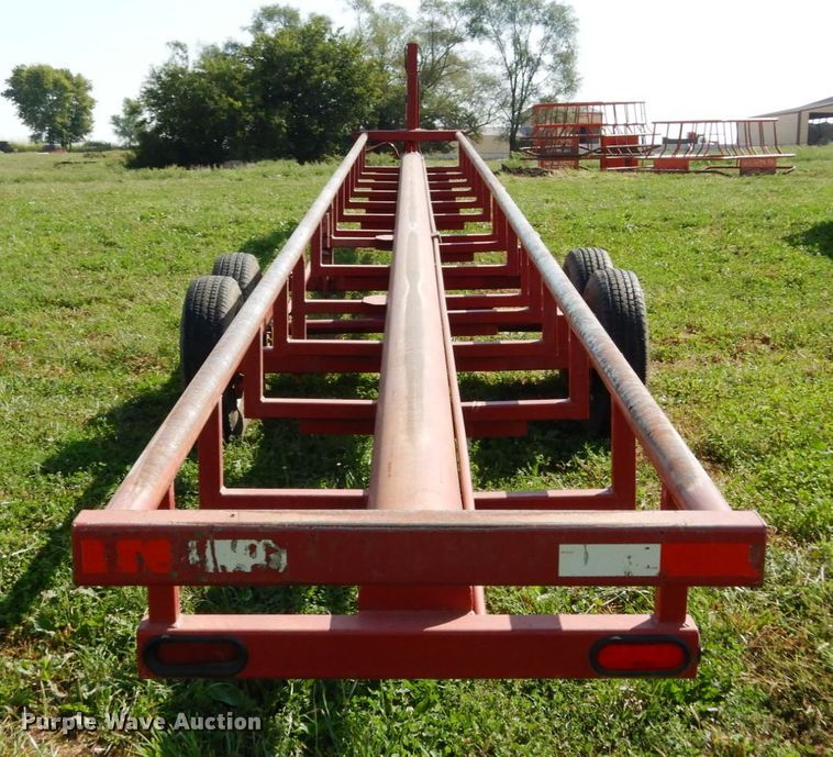 image for item KI9580 Hay Liner 37  hay bale trailer