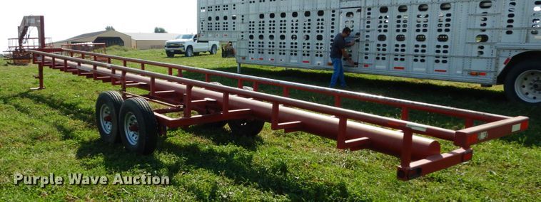 image for item KI9580 Hay Liner 37  hay bale trailer