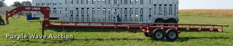 image for item KI9580 Hay Liner 37  hay bale trailer