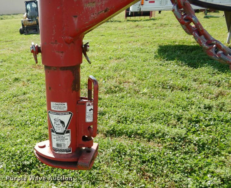 image for item KI9580 Hay Liner 37  hay bale trailer