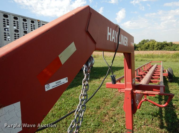 image for item KI9580 Hay Liner 37  hay bale trailer