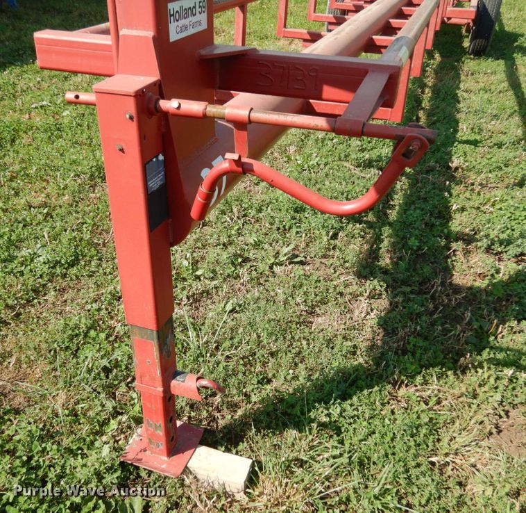 image for item KI9580 Hay Liner 37  hay bale trailer