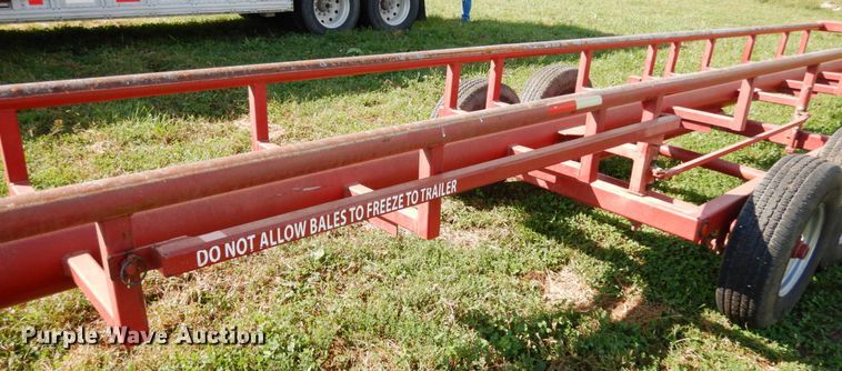 image for item KI9580 Hay Liner 37  hay bale trailer