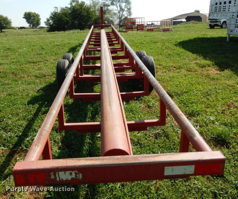 image for item KI9580 Hay Liner 37  hay bale trailer