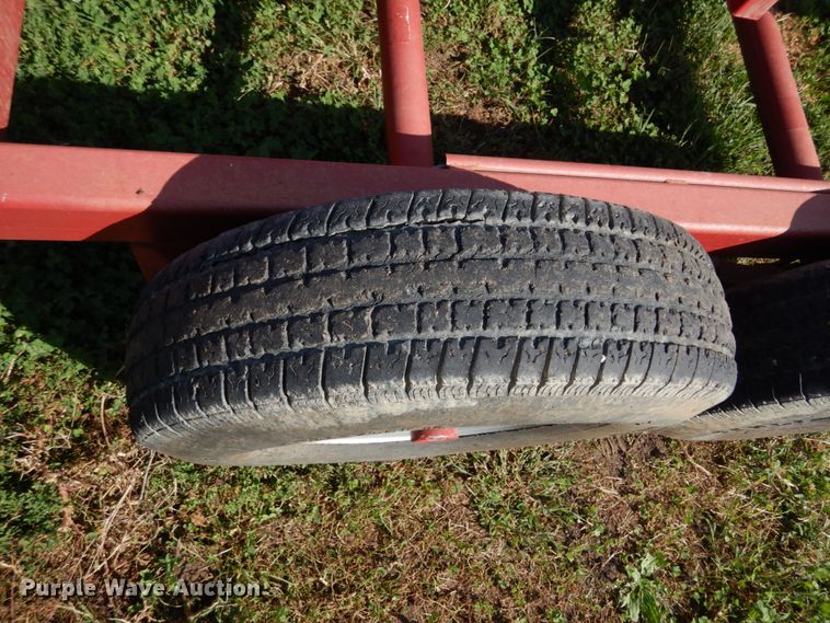 image for item KI9580 Hay Liner 37  hay bale trailer