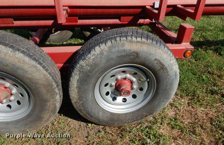 image for item KI9580 Hay Liner 37  hay bale trailer