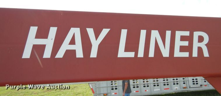 image for item KI9580 Hay Liner 37  hay bale trailer