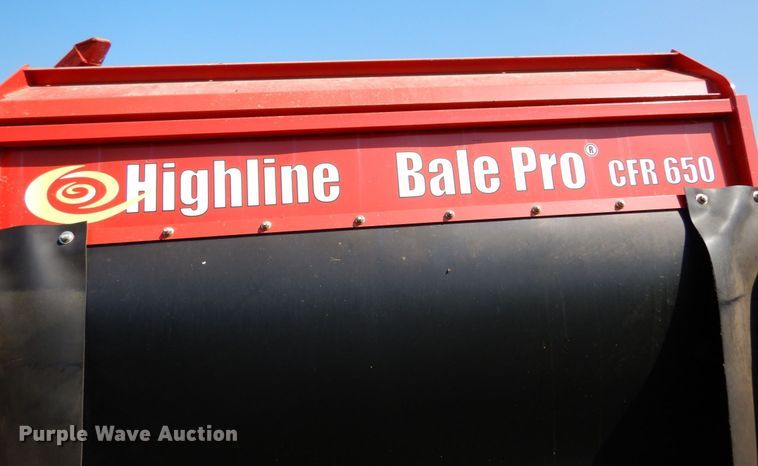 image for item KI9582 Highline Bale Pro CFR650  bale processor