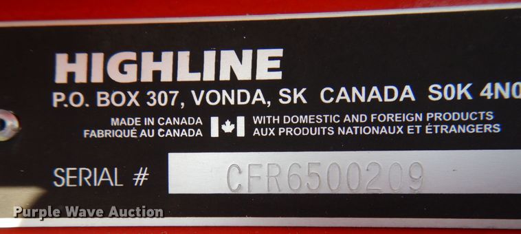 image for item KI9582 Highline Bale Pro CFR650  bale processor