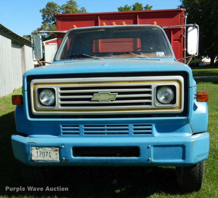 image for item KI9615 1976 Chevrolet C60  grain truck