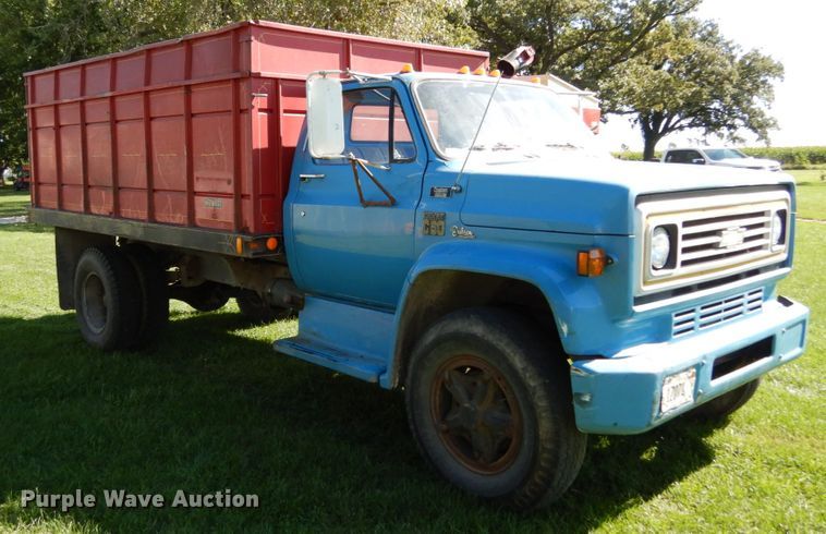 image for item KI9615 1976 Chevrolet C60  grain truck