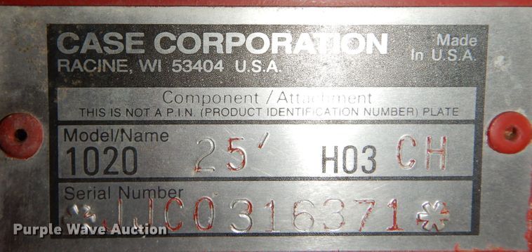 image for item KU9164 1998 Case IH 1020  flex head