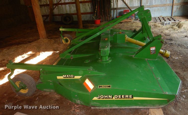 image for item KX9377 John Deere MX10  rotary mower