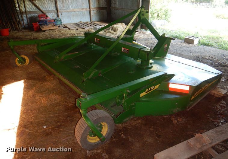 image for item KX9377 John Deere MX10  rotary mower