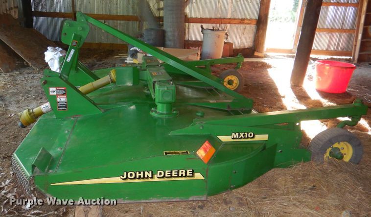 image for item KX9377 John Deere MX10  rotary mower
