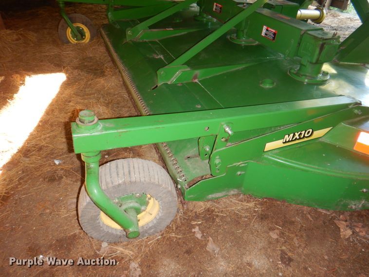 image for item KX9377 John Deere MX10  rotary mower