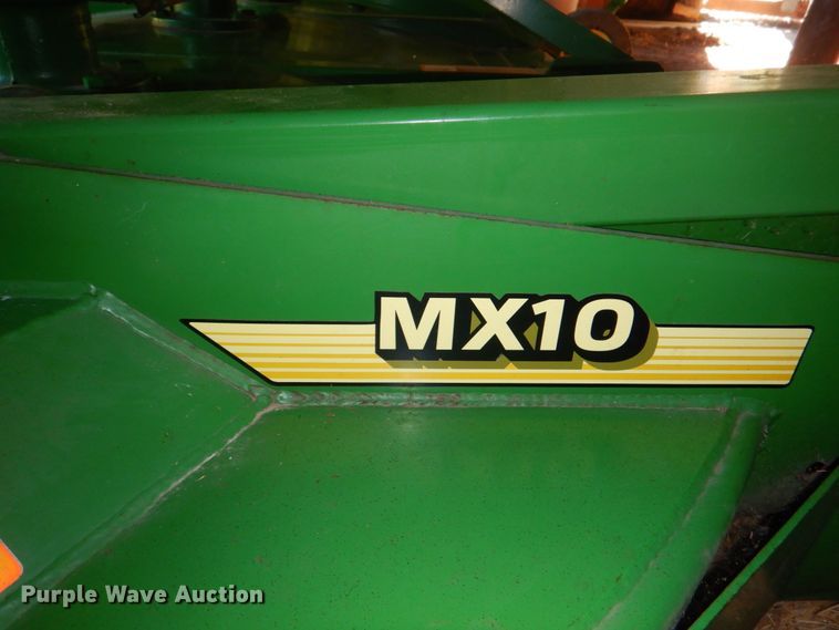 image for item KX9377 John Deere MX10  rotary mower