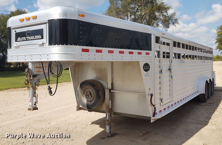 image for item DG3517 2015 Elite  livestock trailer