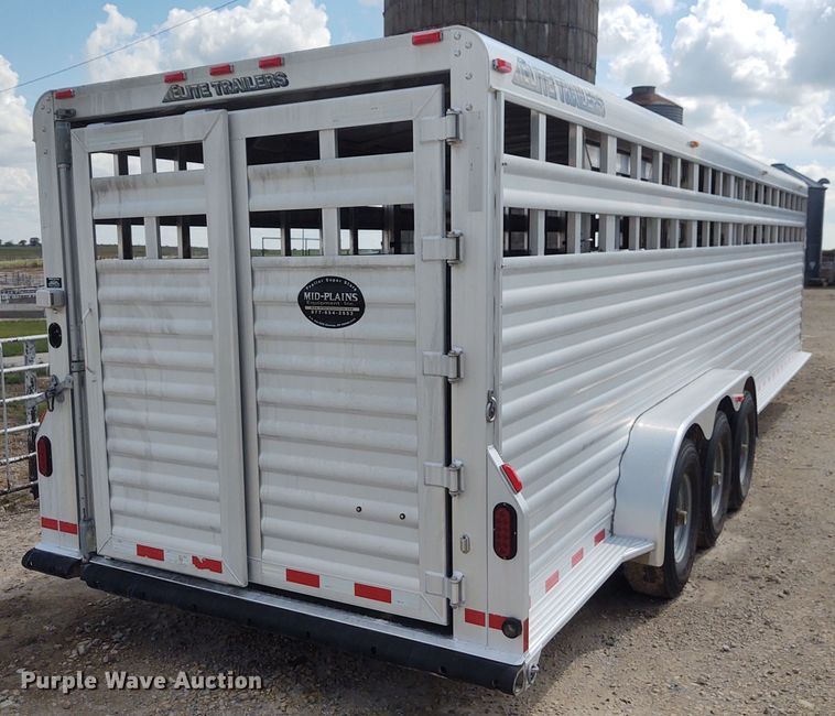 image for item DG3517 2015 Elite  livestock trailer