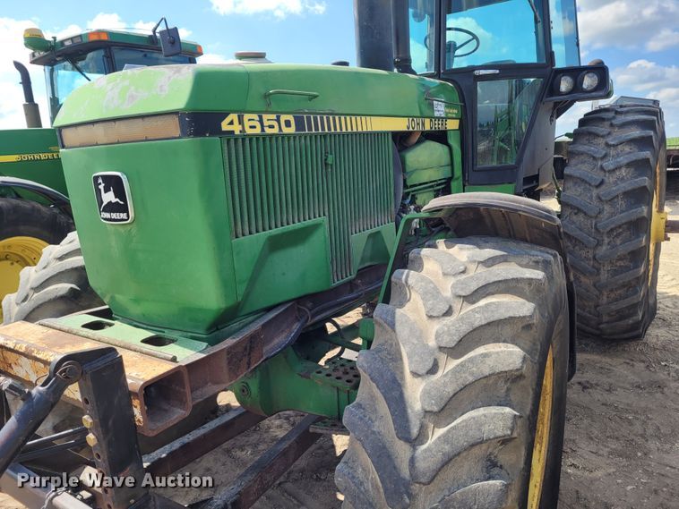 image for item DG3525 1984 John Deere 4650  MFWD tractor