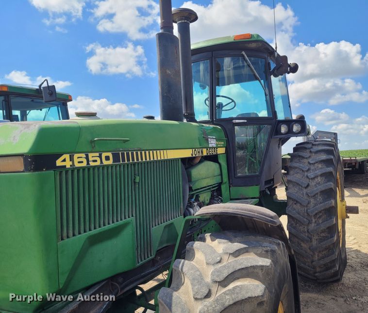 image for item DG3525 1984 John Deere 4650  MFWD tractor