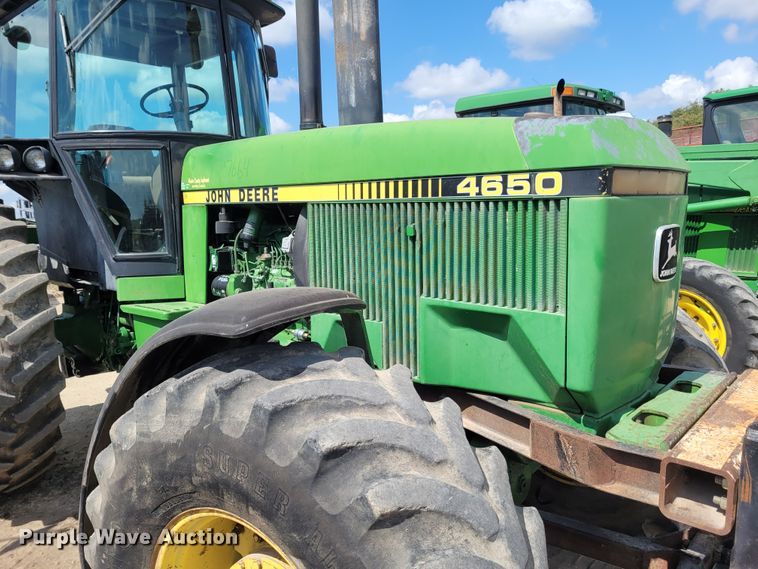 image for item DG3525 1984 John Deere 4650  MFWD tractor