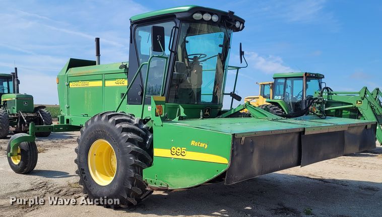 image for item DG3530 2007 John Deere 4995  windrower