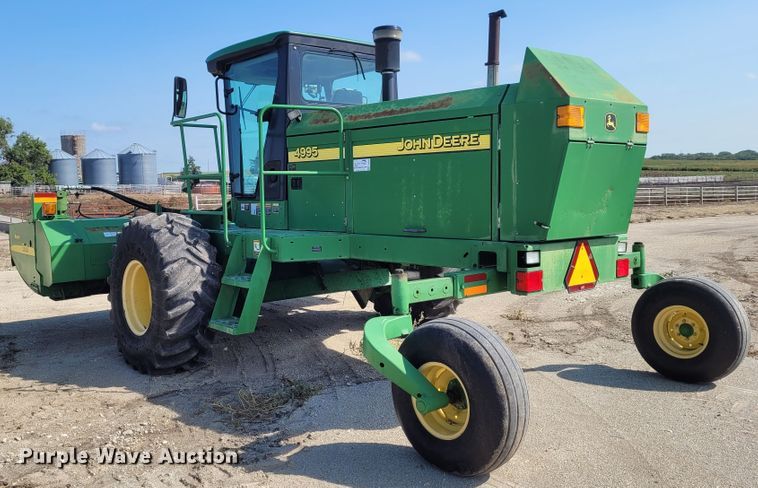 image for item DG3530 2007 John Deere 4995  windrower