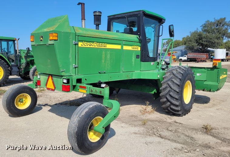 image for item DG3530 2007 John Deere 4995  windrower