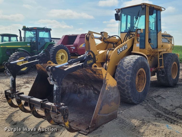 image for item DG3532 2001 John Deere 544H  wheel loader