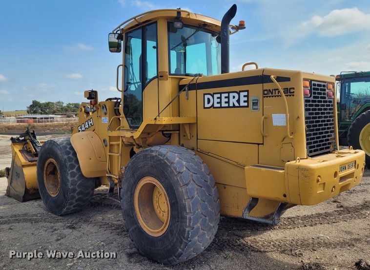 image for item DG3532 2001 John Deere 544H  wheel loader