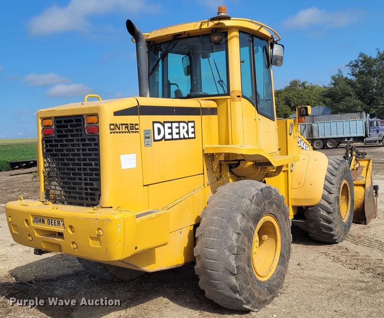 image for item DG3532 2001 John Deere 544H  wheel loader
