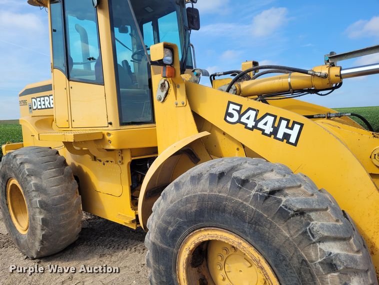 image for item DG3532 2001 John Deere 544H  wheel loader