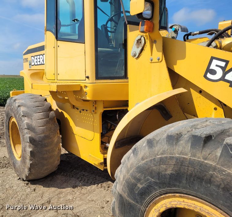 image for item DG3532 2001 John Deere 544H  wheel loader