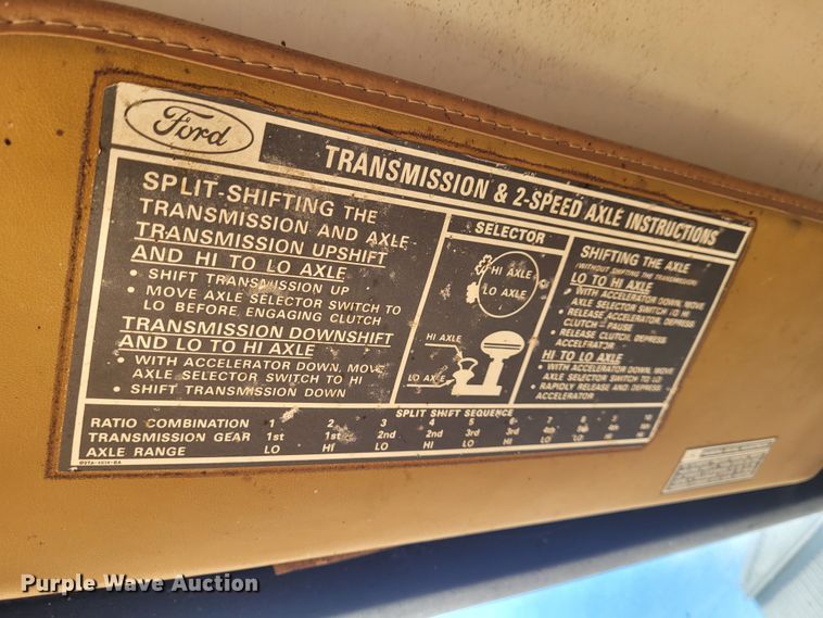 image for item DG3545 1980 Ford  grain truck